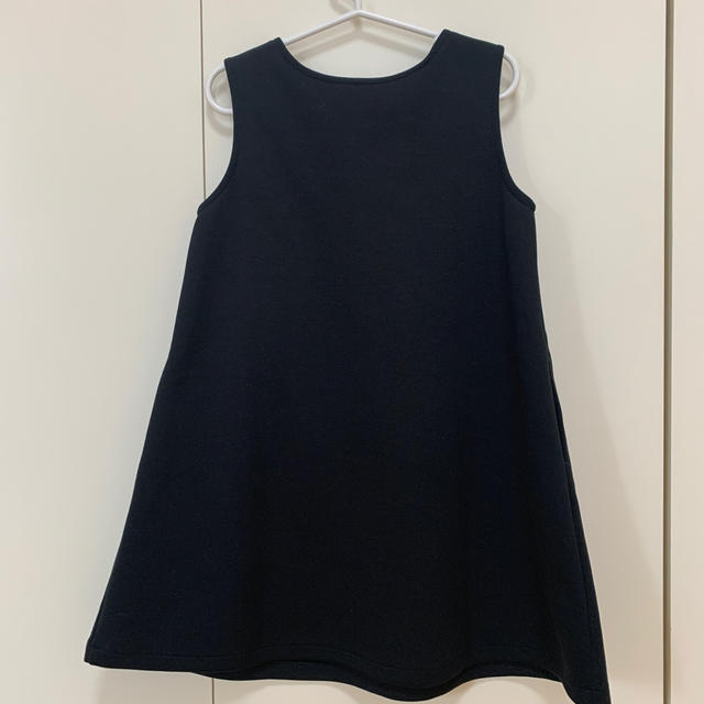 UNIQLO(ユニクロ)のユニクロ/無地ワンピース/110cm キッズ/ベビー/マタニティのキッズ服女の子用(90cm~)(ワンピース)の商品写真