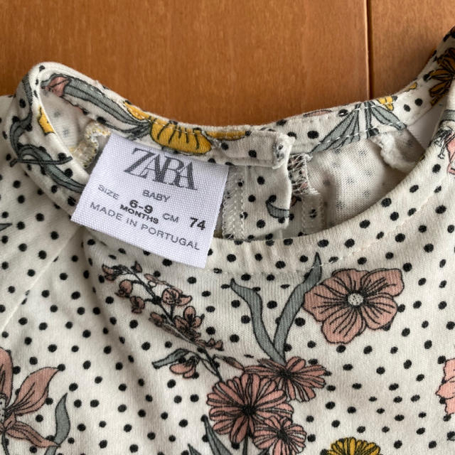 ZARA(ザラ)のプクル様　花柄Tシャツ　ラベンダーTシャツ キッズ/ベビー/マタニティのベビー服(~85cm)(Ｔシャツ)の商品写真