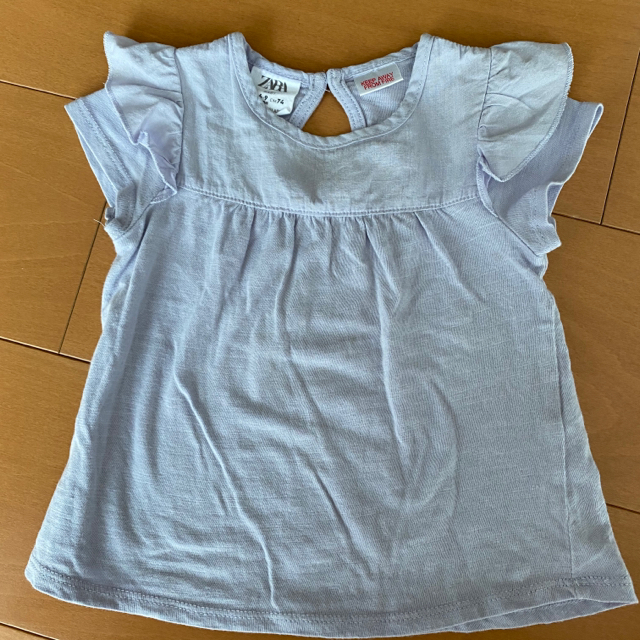 ZARA(ザラ)のプクル様　花柄Tシャツ　ラベンダーTシャツ キッズ/ベビー/マタニティのベビー服(~85cm)(Ｔシャツ)の商品写真