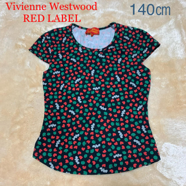 Vivienne Westwood(ヴィヴィアンウエストウッド)のヴィヴィアンウエストウッド　子供服　140㎝　綿100%  プリント　Tシャツ　 キッズ/ベビー/マタニティのキッズ服女の子用(90cm~)(Tシャツ/カットソー)の商品写真