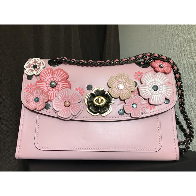 coach コーチ　新品　正規品　チェーン　バッグ　桜　日本限定バッグ