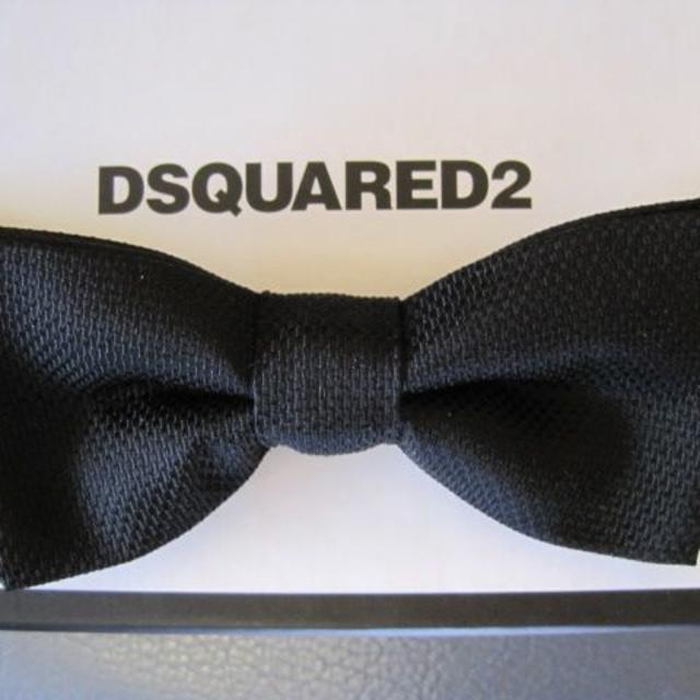 DSQUARED2 Classic Silk Bow Tie 蝶ネクタイ 黒