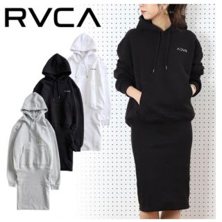 ルーカ(RVCA)のRVCA パーカー⭐︎レディース(ひざ丈ワンピース)