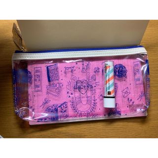 クリアポーチ ペンケース + 小巻付箋 2点セット(ペンケース/筆箱)