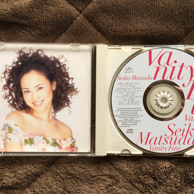 松田聖子CDアルバム　　「Vanity Fair」 エンタメ/ホビーのCD(ポップス/ロック(邦楽))の商品写真