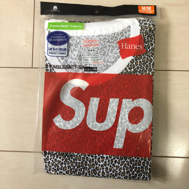 Supreme - キムタク私物モデル☆シュプリーム Hanesコラボ レオパードT ...