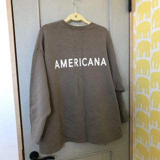 アメリカーナ(AMERICANA)のクーポンSALE アメリカーナ サイドジップスゥエット(トレーナー/スウェット)