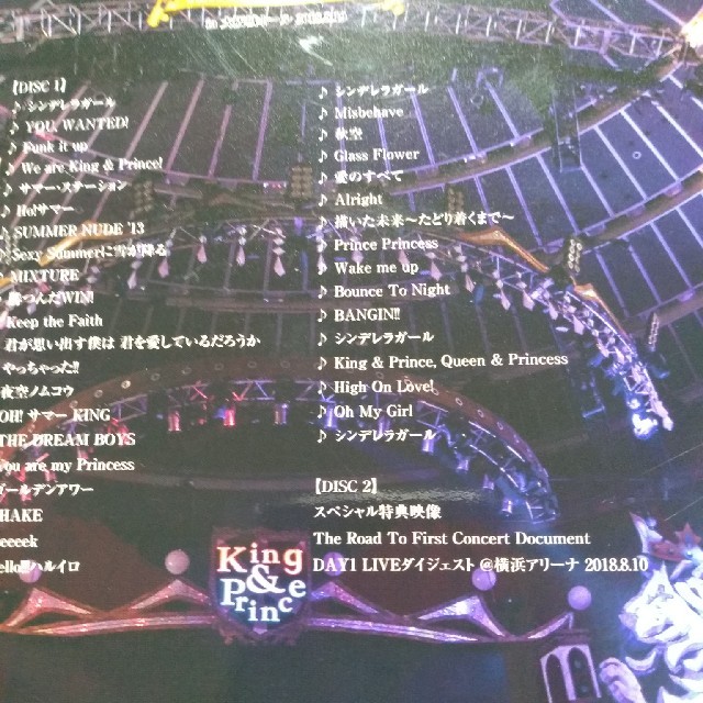 King＆Prince 1st Concert Tour 2018 初回限定盤 エンタメ/ホビーのDVD/ブルーレイ(アイドル)の商品写真