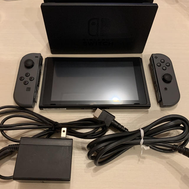 【美品】旧型 Nintendo Switch グレー 本体