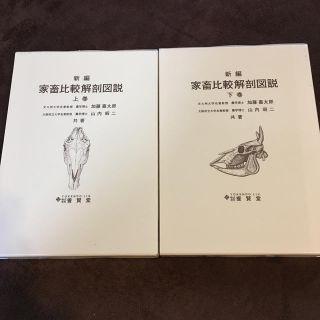 家畜比較解剖図説 上巻・下巻セット 獣医解剖学 - 語学・辞書