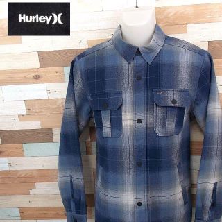 ハーレー(Hurley)の【Hurley】 美品 ハーレー ブルーチェック柄シャツブルゾン サイズS(ブルゾン)