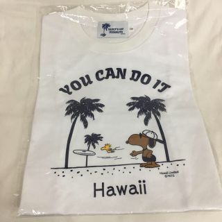 ピーナッツ(PEANUTS)の130 希少 新品 ハワイ限定 日焼けスヌーピー  Tシャツ マキさんデザイン(Tシャツ/カットソー)