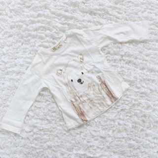 ザラ(ZARA)のZARA くまさんロンT 80cm(Ｔシャツ)