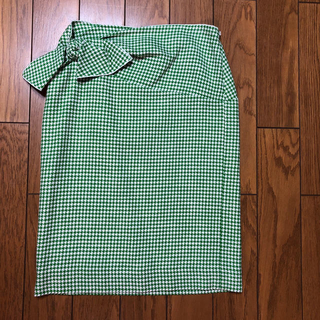 ジュンコシマダ(JUNKO SHIMADA)のお値下げ！49AV Junko Shimada のデザインスカート(ひざ丈スカート)