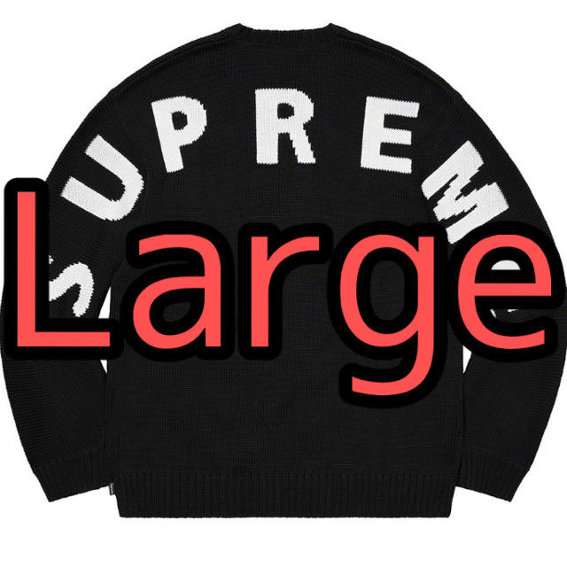 トップスSupreme Back Logo Sweater Large