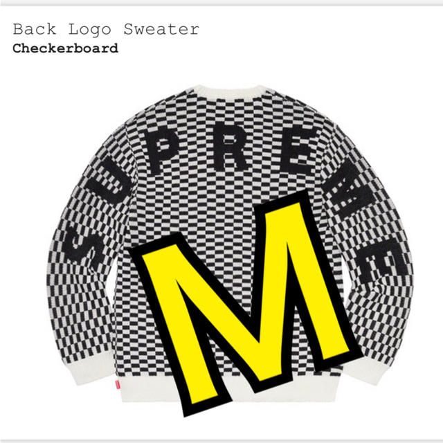 Supreme(シュプリーム)の【新品未使用】【Ｍ】Supreme Back Logo Sweater メンズのトップス(ニット/セーター)の商品写真