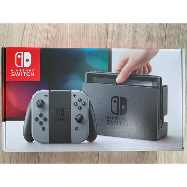 Nintendo Switch(ニンテンドースイッチ)のNintendo Switch JOY-CON グレー 本体  HAC-S-KA エンタメ/ホビーのゲームソフト/ゲーム機本体(家庭用ゲーム機本体)の商品写真