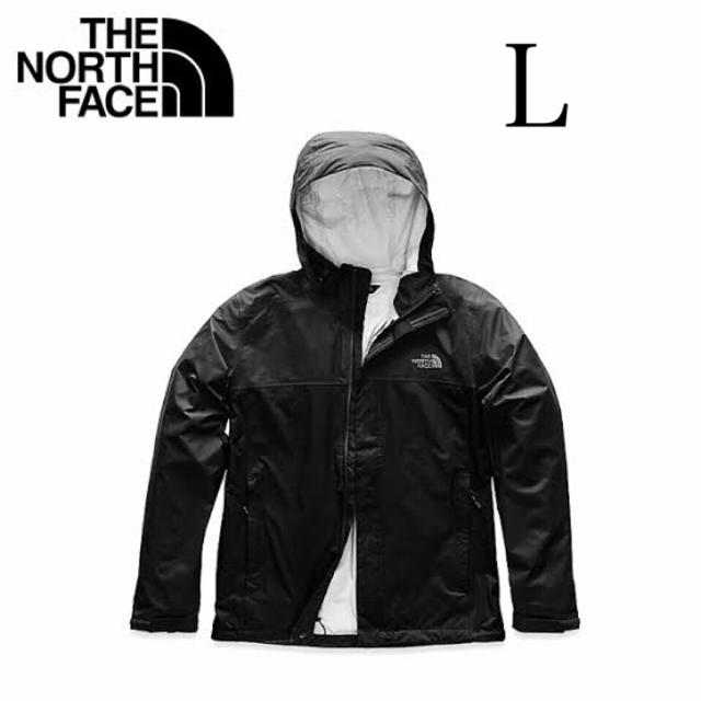 THE NORTH FACE(ザノースフェイス)のノースフェイス NF0A2VD3 VENTURE 2 JACKET 黒 L メンズのジャケット/アウター(ナイロンジャケット)の商品写真