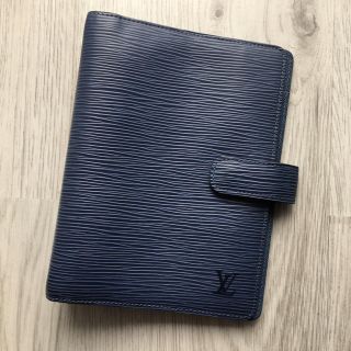 ヴィトン(LOUIS VUITTON) 手帳(メンズ)（ブルー・ネイビー/青色系）の