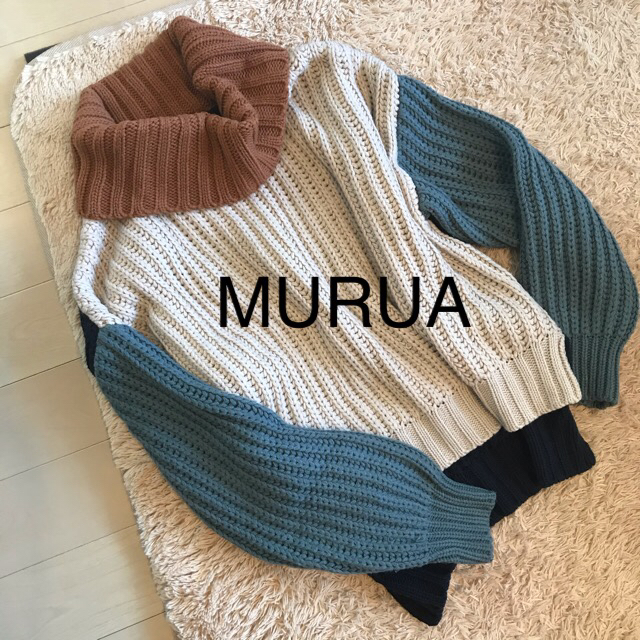 RODEO CROWNS(ロデオクラウンズ)のRODEO CROWNS レオパード ブラウス MURUA ニット セット レディースのトップス(シャツ/ブラウス(長袖/七分))の商品写真