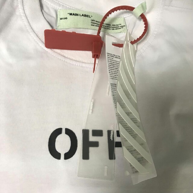 OFF-WHITE(オフホワイト)のOFF-WHITE  オフホワイト Tシャツ ホワイト メンズのトップス(Tシャツ/カットソー(半袖/袖なし))の商品写真