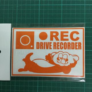 ステッカー　REC オレンジ(車外アクセサリ)