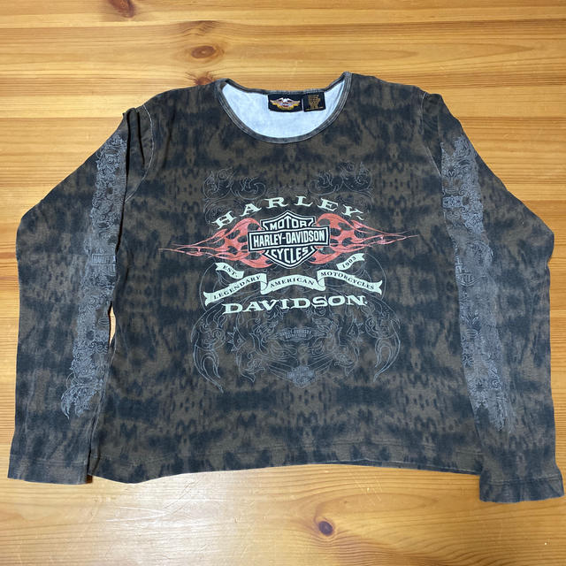 Harley Davidson(ハーレーダビッドソン)のHarley Davidson タイダイロンT レディースのトップス(Tシャツ(長袖/七分))の商品写真