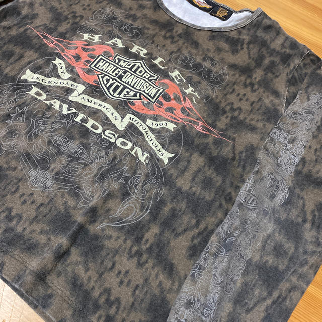 Harley Davidson(ハーレーダビッドソン)のHarley Davidson タイダイロンT レディースのトップス(Tシャツ(長袖/七分))の商品写真