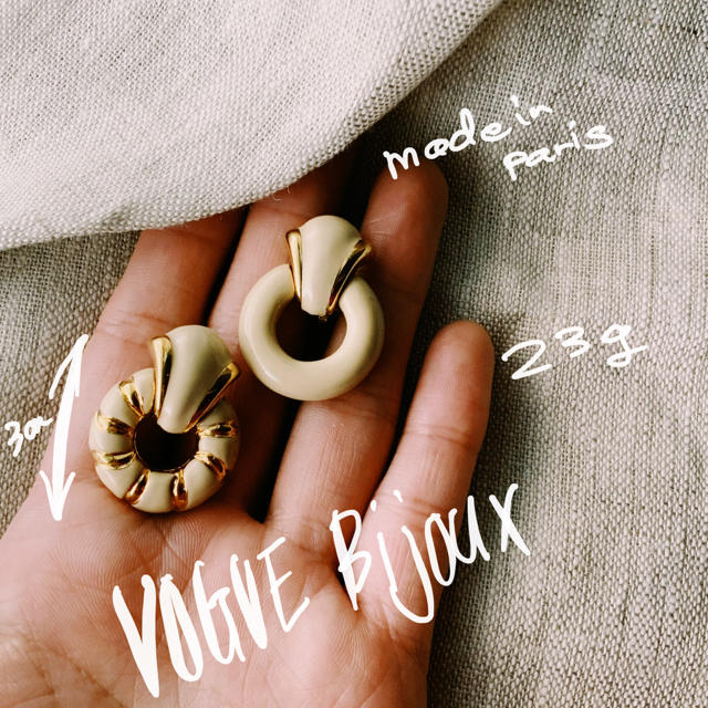 Ameri VINTAGE(アメリヴィンテージ)のNo,261  VOGUE BIJOUX 伊製　80’s vintage レディースのアクセサリー(イヤリング)の商品写真