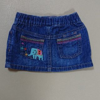 ベビーギャップ(babyGAP)のbabyGAP デニムスカート70サイズ(スカート)