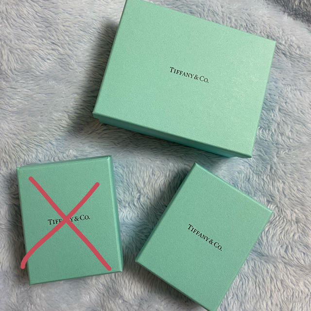Tiffany & Co.(ティファニー)の【Tiffany】Boxのみ　中と小の2つ レディースのバッグ(ショップ袋)の商品写真