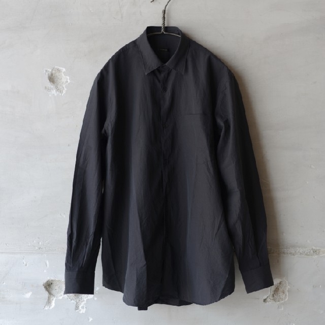 19SS 新品 COMOLI コモリシャツ 黒 サイズ2 シャツ