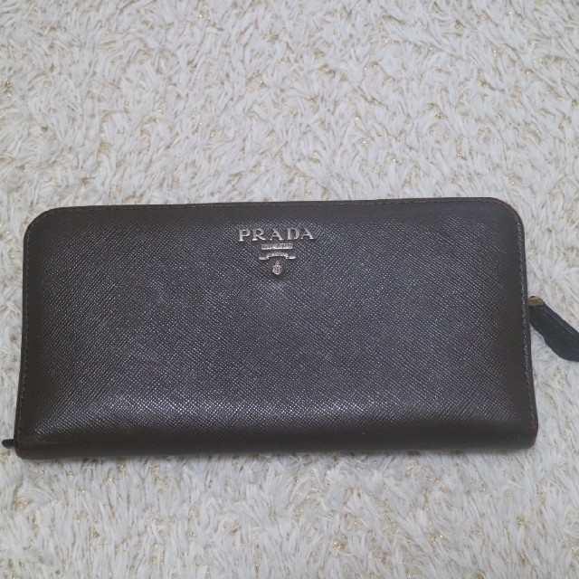 PRADA(プラダ)の【PRADA 】 ダークブラウン  長財布 レディースのファッション小物(財布)の商品写真