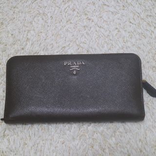 プラダ(PRADA)の【PRADA 】 ダークブラウン  長財布(財布)