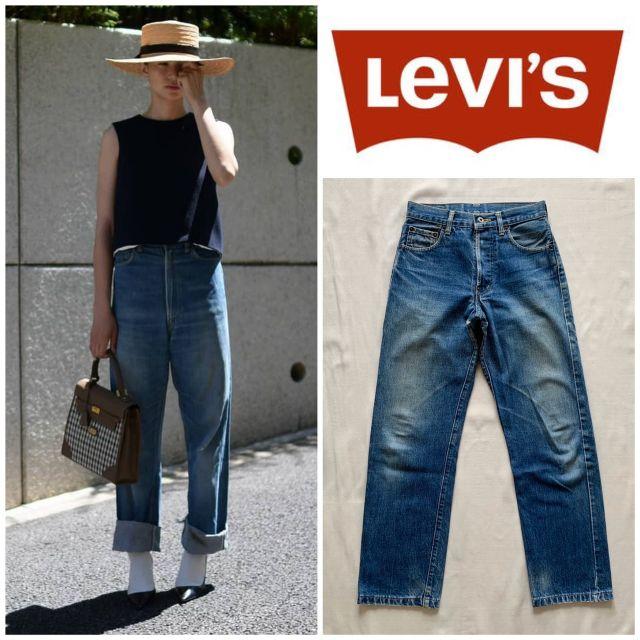 極美品 30's 復刻 LEVI'S 701XX モンローデニム BIGE 赤耳