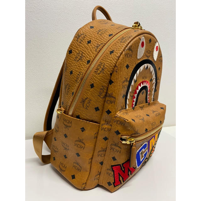 MCM X BAPE SHARK STARK BACKPACK