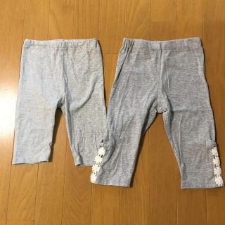 ムジルシリョウヒン(MUJI (無印良品))のグレースパッツ2枚セット(パンツ/スパッツ)