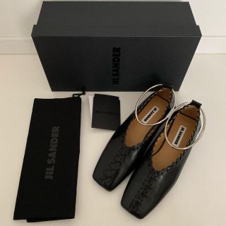 ジルサンダー(Jil Sander)のJIL SANDER ジルサンダー☆ステッチ アンクレットシューズ　パンプス(ハイヒール/パンプス)