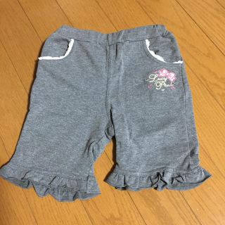 マザウェイズ(motherways)の美品 マザーウェィズ グレーのハーフパンツ 100cm(パンツ/スパッツ)