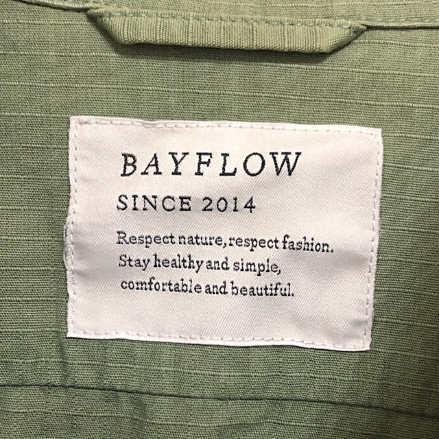 BAYFLOW(ベイフロー)のベイフロー　bayflow ミリタリーシャツsizeM コットンリップミリタリー メンズのトップス(シャツ)の商品写真
