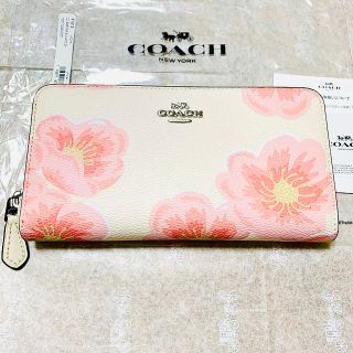 コーチ(COACH)の【新品・未使用】COACH  桜柄　日本限定　長財布(財布)