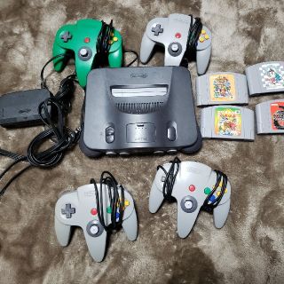 ニンテンドウ64(NINTENDO 64)のニンテンドー 64 フルセット《早い者勝ち》(家庭用ゲーム機本体)