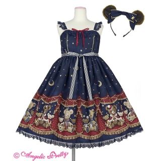 アンジェリックプリティー(Angelic Pretty)のDream Bear JSK KCセット(ひざ丈ワンピース)