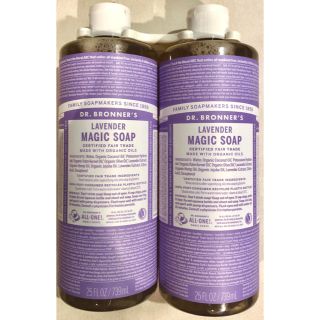 ドクターブロナー(Dr.Bronner)のドクターブロナー マジックソープ ラベンダー 739ml  2本セット(ボディソープ/石鹸)