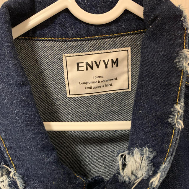 ENVYM(アンビー)のENVYM デニムジャケット レディースのジャケット/アウター(Gジャン/デニムジャケット)の商品写真