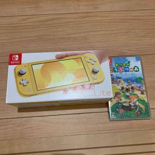 ニンテンドースイッチ(Nintendo Switch)のどうぶつの森　switch  liteセット(携帯用ゲーム機本体)