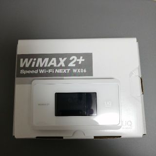 エヌイーシー(NEC)のWimax2+ speed Wi-fi next WX06 モバイルルーター(その他)