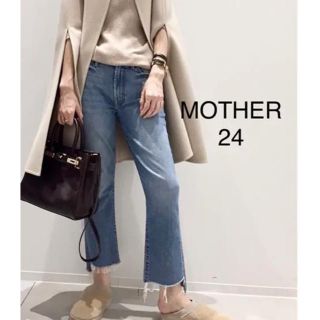 アパルトモンドゥーズィエムクラス(L'Appartement DEUXIEME CLASSE)のMOTHER INSIDER CROP L.BLUE DENIM  24(デニム/ジーンズ)