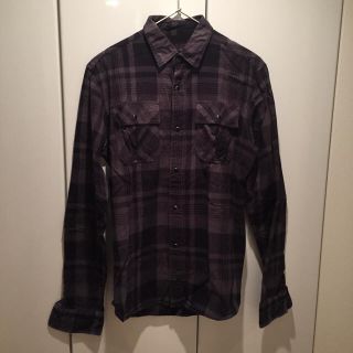 ザラ(ZARA)のチェックシャツmans❤︎グレー(シャツ)