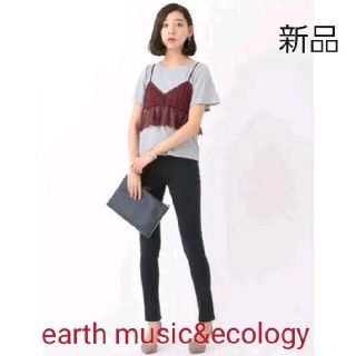 アースミュージックアンドエコロジー(earth music & ecology)のアースミュージック&エコロジー　レースキャミプルオーバー　キャミソール(Tシャツ(半袖/袖なし))